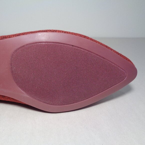 Mia Size 6.5 M KERRI Wine Textile Slip On Flats / Loafers New Women's Shoes - Picture 13 of 16